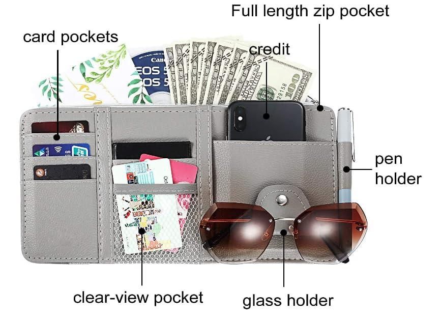Car Sun Visor Organizer — Keep Essentials Handy, Drive Clutter‑Free 🚗🧾